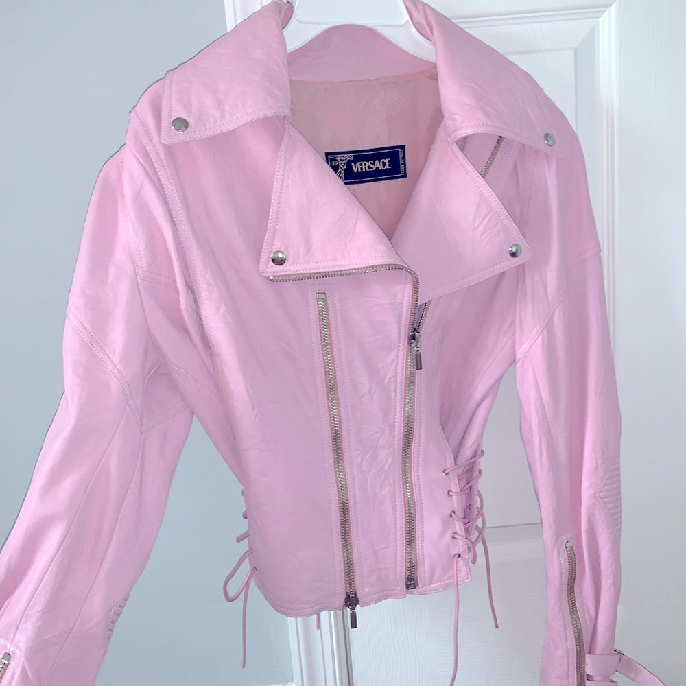 Vintage Versace Leather Jacket